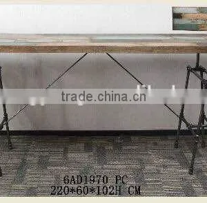 New Solid Wood Vintage Cafe Western Restaurant Table and Chairs Combination Display Rack thumbnail-6