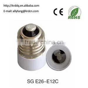 Plastic Convert E26-E12 Lampholder Adaptor thumbnail-1
