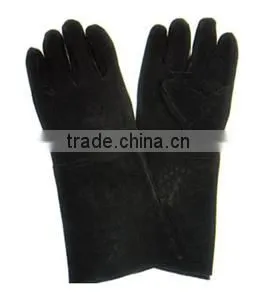 Long Leather Welding Gloves thumbnail-1
