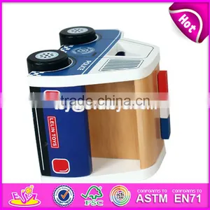 2017 New Design Children Funny Wooden Toy Police Cars W04A337 thumbnail-2