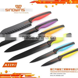 A3404-8 Super Quality 5pcs Stainless Steel Kitchen Knife Set With Non-stick Coating thumbnail-6