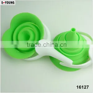 16127 Silicone Folding Funnel With pp Handle thumbnail-1