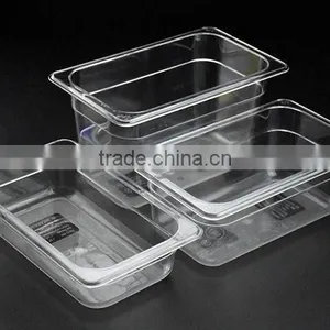 All Size 1/3 6.5-20cm Depth Plastic GN PAN / Food Serving Gastronorm Container for Cooking or Storage thumbnail-5