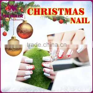 New Style Red Christmas Professional Artificial Nails thumbnail-5