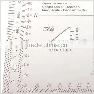 KMP-2 Military Triangle Scale Protractor for Pinpoint Mapwork thumbnail-4