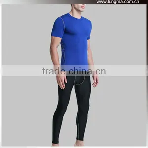 Mens/Womens Compression Shirts&Tights Rashguard For Running Sports thumbnail-2