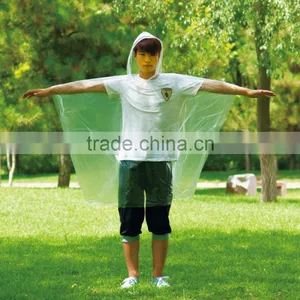 Different Colorful PE Waterproof PE Rain Cape thumbnail-5
