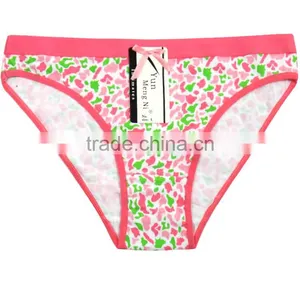 Sexy Hot Teen Girls Briefs Soft Cotton Panties With Printing Preteen Underwear thumbnail-2