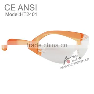One-piece PC Lens Industrial Transparent Safety Glasses thumbnail-1
