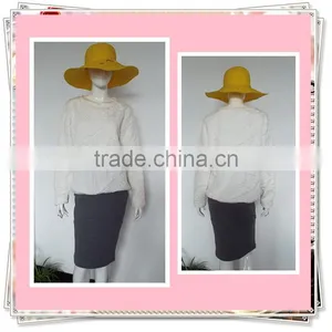 Ladies' Jacquard Fabric O-neck Sweatshirt thumbnail-3