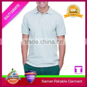 100% Cotton New Design Simple Short Sleeve Dry Fit Polo Shirt thumbnail-2
