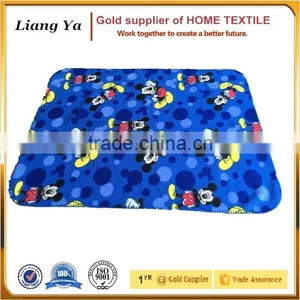 Promotional Cheap Price Baby Swaddle Printed Fleece Blanket thumbnail-1