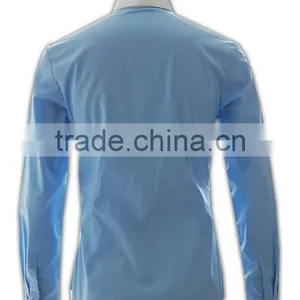 ISO 9001 Audit Factory Stiff Collar T/C Women Office Shirt thumbnail-4