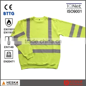 High Visibility Long Sleeves Fire Flame Retardant Shirt With Modacrylic EN11612 thumbnail-1