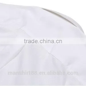 Spread Collar 100% Cotton Business Men Shirt Long Sleeve Shirt for Men thumbnail-4