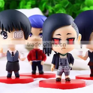 Anime Cartoon Toy Tokyo Ghouls Action Figure Sets of 4pcs Pvc Dolls Q Version Tokyo Ghoul Figure thumbnail-2