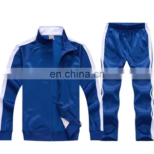 2017 Free Sample Contrast Color Taped Sleeves Tracksuits Bulk thumbnail-3