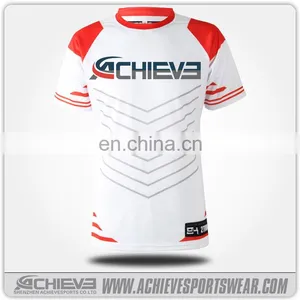 100%polyester Polo Shirt Rugby Shorts/new Design Mardi Gras Rugby Shirt thumbnail-5