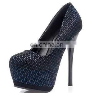Top Quality Thick Waterproof Office Ladies Shoes Fashion High Heels thumbnail-3