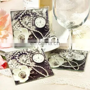 2016 New Vintage Design Coaster Sets Cheap Wedding Decoration Favor Return Gift thumbnail-1