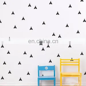 Little Tent Ins Style Vinyl Mini Wall Sticker Children Room Home Decoration Mural Roon Decal thumbnail-2