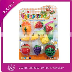 Funny Food Kids Plastic Toy Fruit Set Toy thumbnail-1