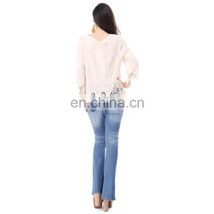 Ladies Casual Tops Long Sleeve Autumn Clothing for Ladies Fashion Blouse thumbnail-2