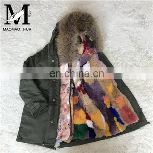 Hot Selling Kids Winter Fur Jackets With Fox Fur Lining and Collar thumbnail-4