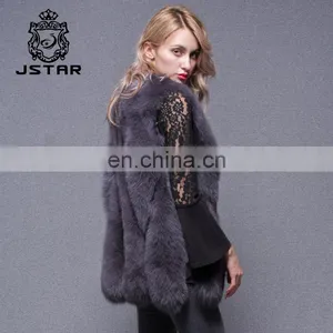 New Products Women Winter Fox Fur Gilet Real Fur Vest thumbnail-2