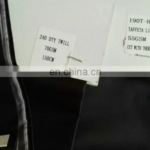 100% Polyester 170t 190t 210t 230t Taffeta Poly Fabric Lining thumbnail-2