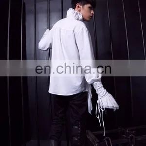 Gothic Victorian Men's Frilled Long Sleeve Shirt thumbnail-6