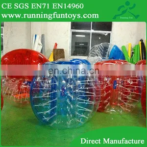 Hot!! Colorful Inflatale Human Body Zorb Ball, Inflatable Soccer Zorb Ball for Football Games thumbnail-2