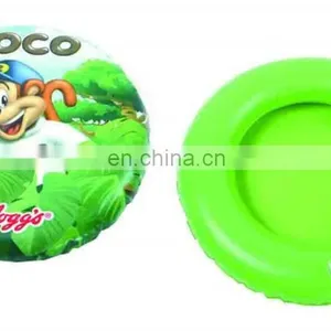 New Eco-friendly PVC AZO Free Inflatable Frisbee thumbnail-3