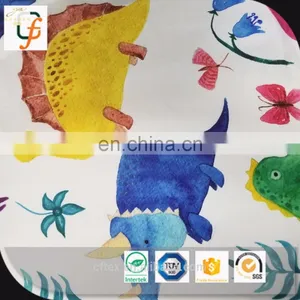 100% Polyester Pigment Printed Knitting Single Jersey Fabric thumbnail-1