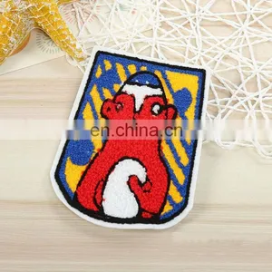 Cheap Price Smile Face Emoji Custom Iron On Chenille Patches thumbnail-3