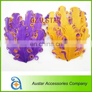 Colorful Nagorie Curly Goose Feather Pads for Hair Accessories thumbnail-1