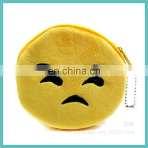 30 Styles of Creative Plush Emoji Coin Purse thumbnail-4