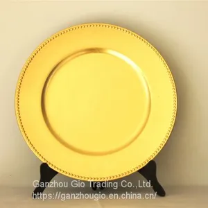 Plastic Charger Plate,christmas Decoration Plate Charger Plate Made in China YF-60017 thumbnail-3