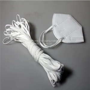Manufacturers Selling 3mm-5mm Mask Earband Spandex Nylon Oblong Elastic Rope thumbnail-1