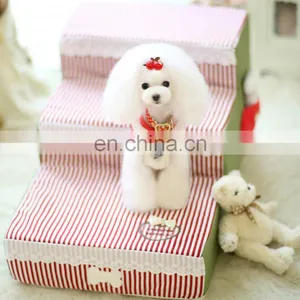 Washable Pet Steps/Stairs With Soft Plush Fabric for Dogs and Cats by Best Pet Supplies thumbnail-4