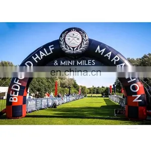 Race Arch Advertising Semicircle Start Line Inflatable Arches With Custom Logo for Half Marathon thumbnail-1