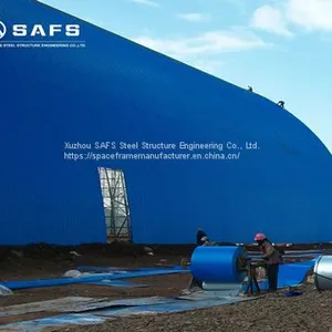 Long Span Space Frame Steel Structural Coal Storage thumbnail-4
