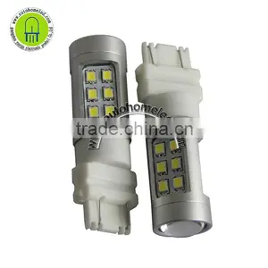 3157 P27/7W 7443 21SMD Samsung Chip With Projector for Car Tail Light Reverse Light Signal Light thumbnail-1