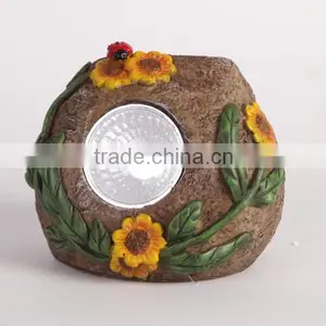 Solar Power Rechargable Stone LED Light thumbnail-1