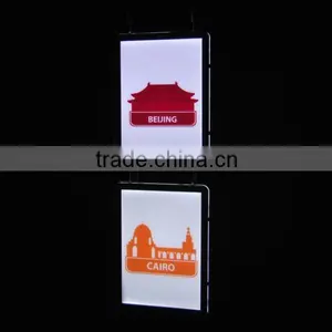 Cable Suspension LED Light Box for Real Estate Agents Window Display thumbnail-3