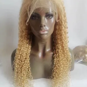 KHH Cheap 613 Lace Front Wig,40 Inch 613 Full Lace Human Hair Wigs,Wholesale Remy Brazilian Transparent Blonde 613 Human Hair Wig thumbnail-4