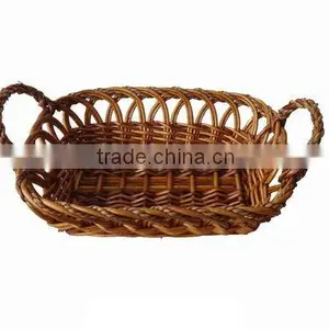 With Handle Cheap Wicker Bread Tray thumbnail-1