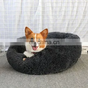 2020 Newest Design Warm Waterproof Round Dogs Pet Beds Wholesale thumbnail-1