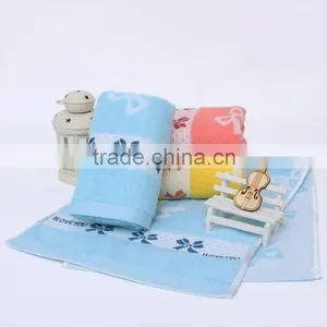 Bowknot Design 100% Cotton Wholesale Price Terry Baby Bath Towel / Customized Beach Towel thumbnail-3