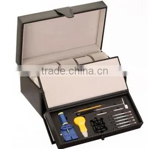 Custom Watch Repair Kit Carbon Fiber Pattern Watch Case,Watch Display Storage Box thumbnail-3